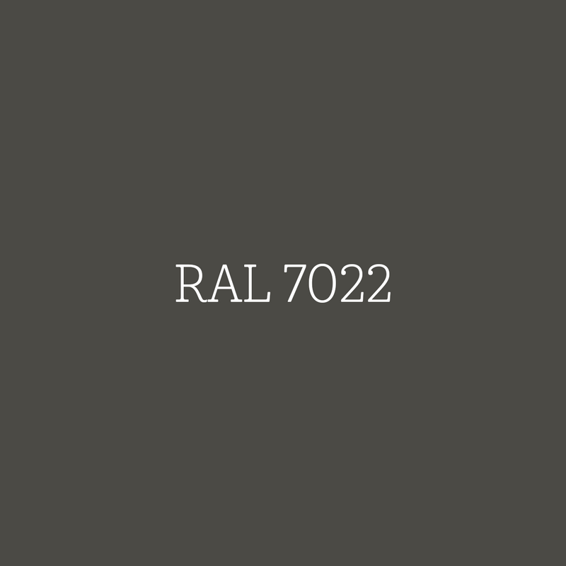 RAL 7022 Umbra Grey - zijdematte lakverf Mia Colore