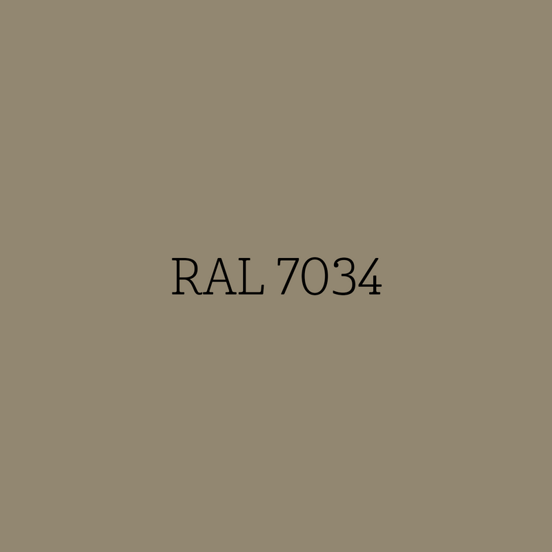 RAL 7034 Yellow Grey - vloerlak zijdeglans waterbasis l'Authentique