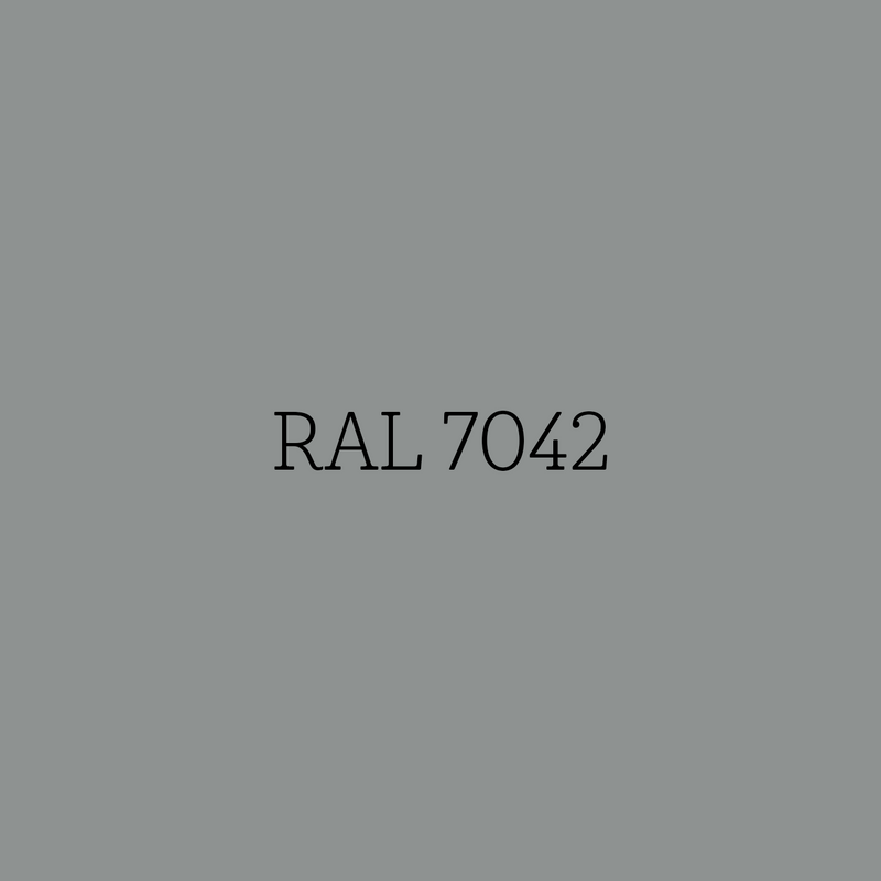 RAL 7042 Traffic Grey A - zijdeglans lak waterbasis l'Authentique