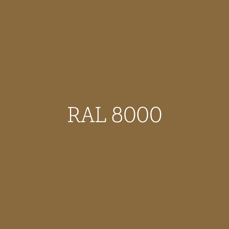 RAL 8000 Green Brown - zijdeglans lak waterbasis l'Authentique