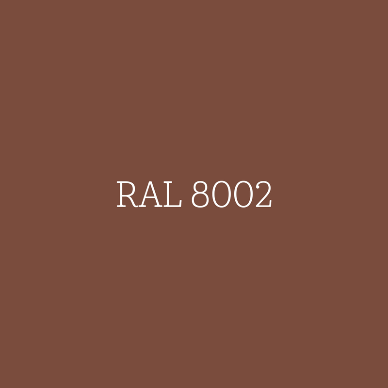RAL 8002 Signal Brown - zijdematte lakverf Mia Colore