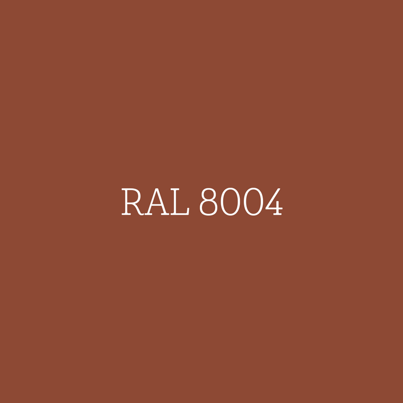 RAL 8004 Copper Brown - zijdematte lakverf Mia Colore