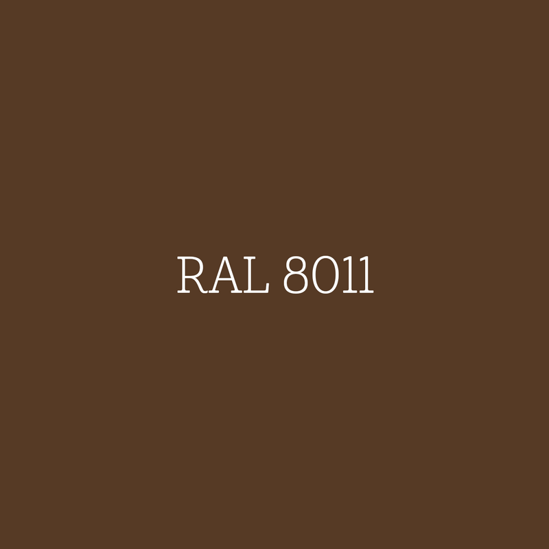 RAL 8011 Nut Brown - krijtverf l'Authentique