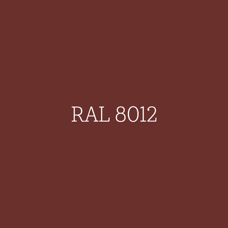 RAL 8012 Red Brown - zijdeglans lak waterbasis l'Authentique
