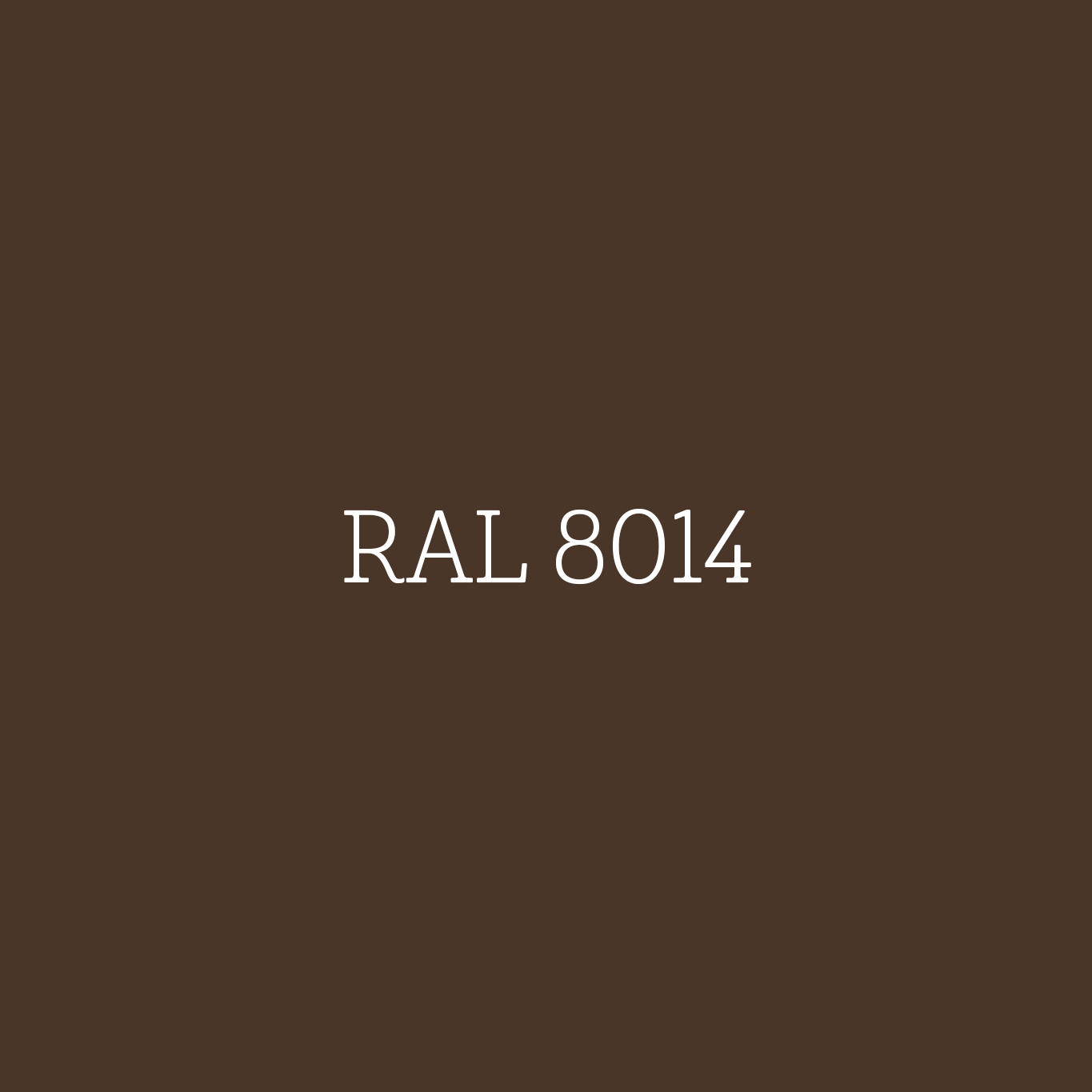 RAL 8014 Sepia Brown - kalkverf Mia Colore