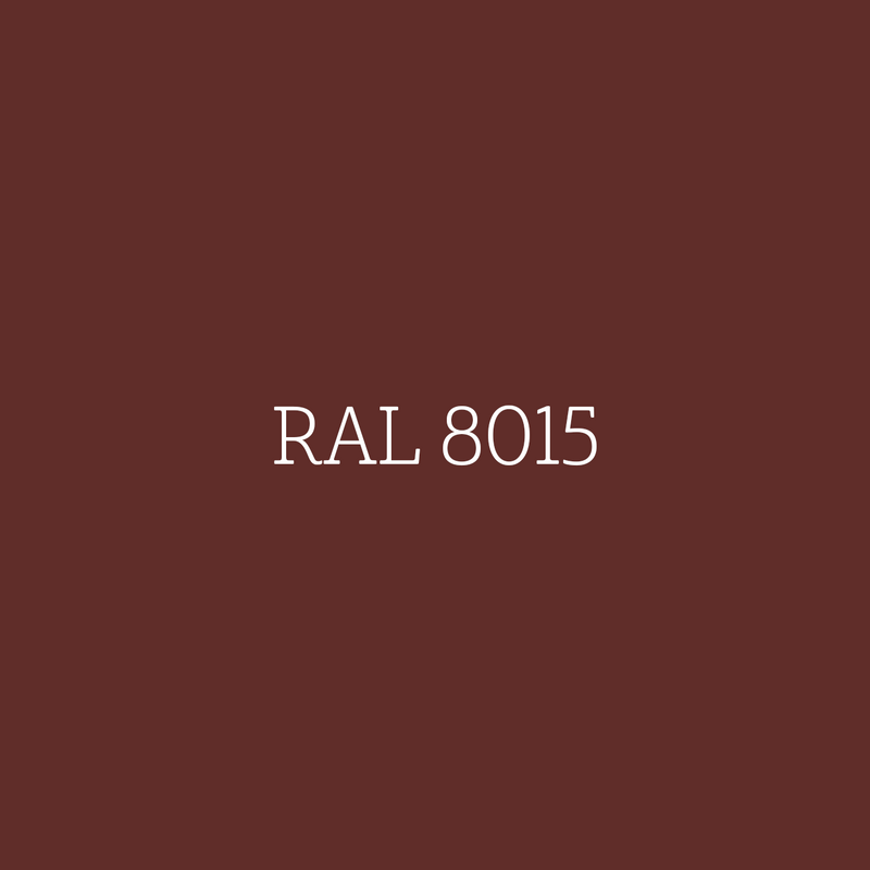 RAL 8015 Chestnut Brown - hoogglans lak waterbasis l'Authentique