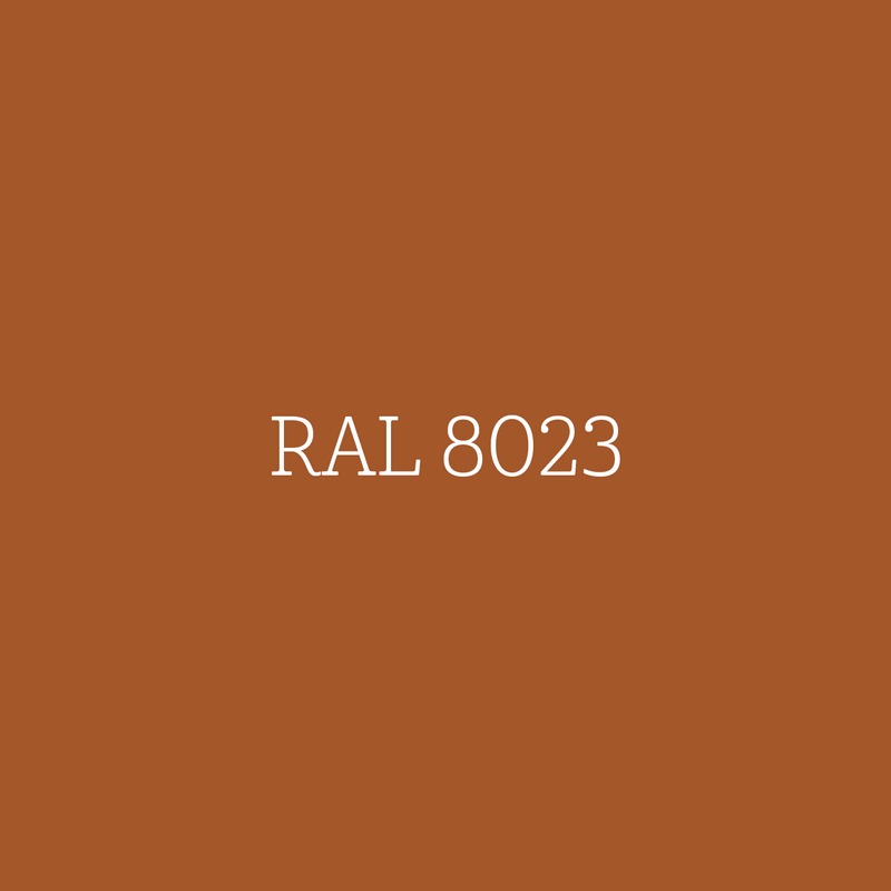 RAL 8023 Orange Brown - vloerlak zijdeglans waterbasis l'Authentique