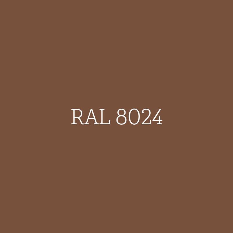 RAL 8024 Beige Brown - zijdematte lakverf Mia Colore