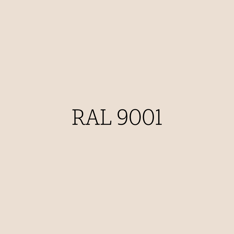 RAL 9001 Cream - matte lak waterbasis l'Authentique
