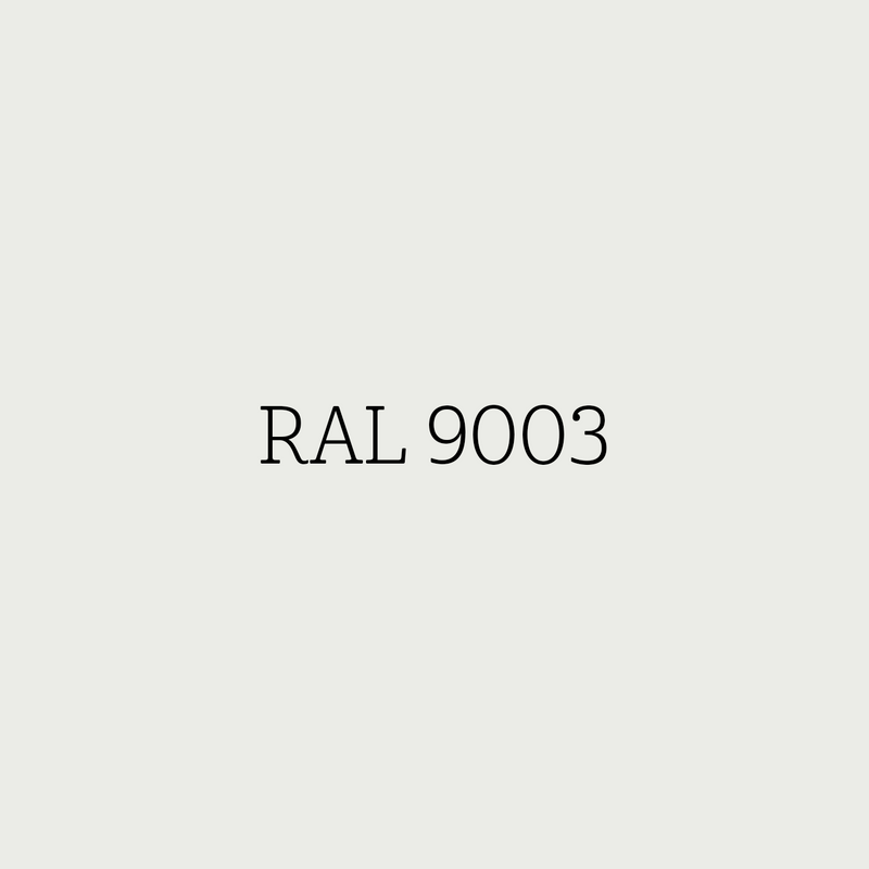 RAL 9003 Signal White - hoogglans lak waterbasis l'Authentique