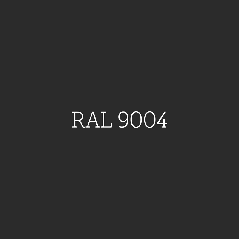 RAL 9004 Signal Black - zijdematte lakverf Mia Colore