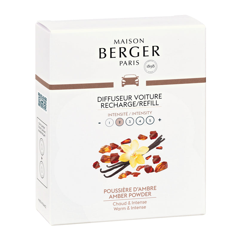 Lampe Berger Navulling autoparfum- Amber powder / Poussière d’ambre