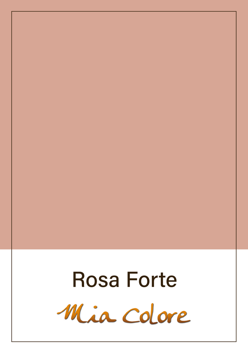 Rosa Forte - zijdematte lakverf Mia Colore