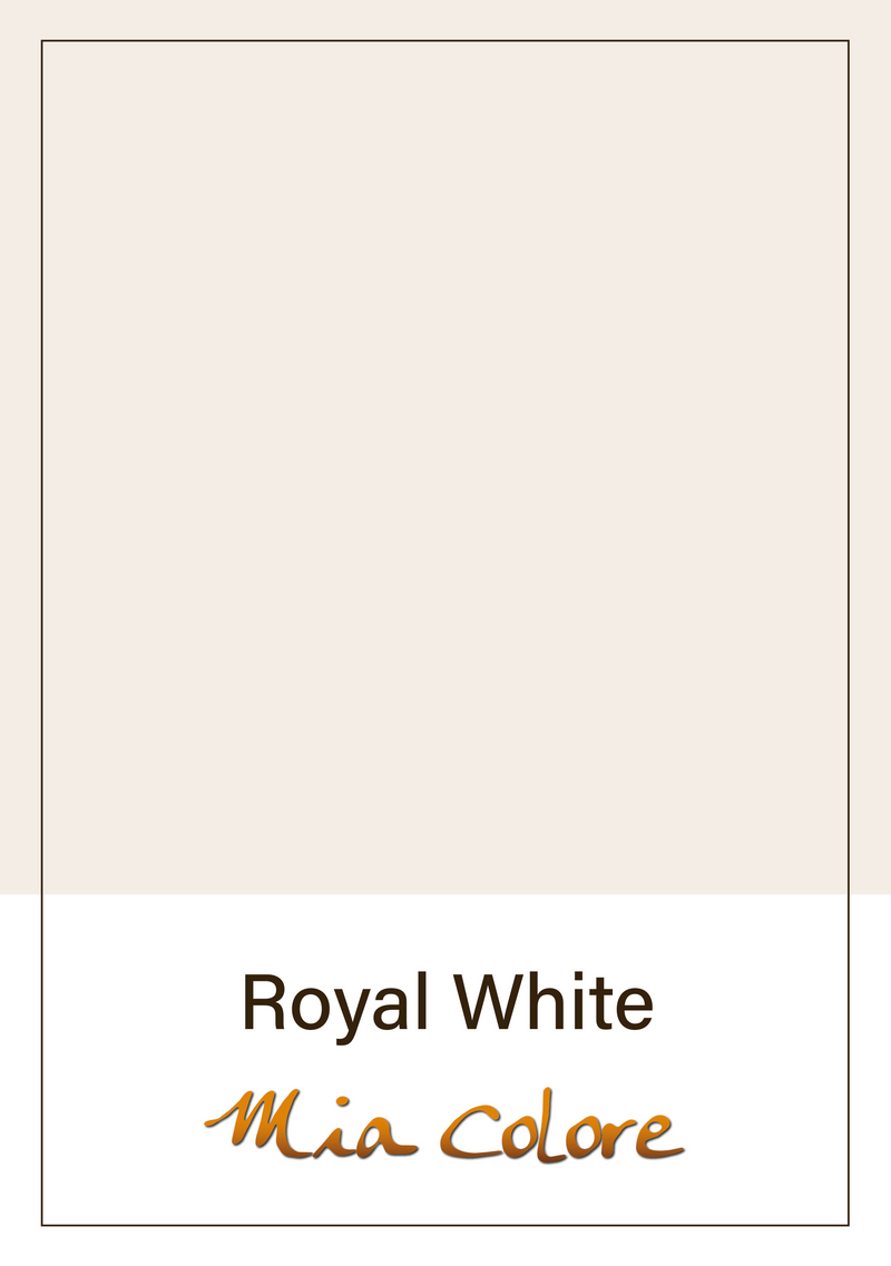 Royal White - zijdematte lakverf Mia Colore