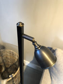 Vloerlamp/leeslamp Martin - 140 cm - Staal en leisteen