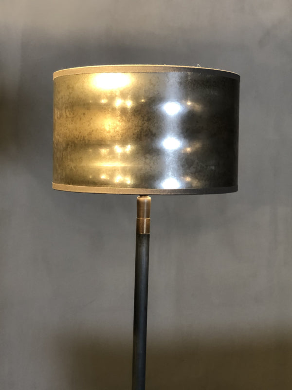 Vloerlamp Isha 120 cm - Staal en leisteen