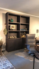 Maatwerk kast van zwart eiken-fineer - MT-Sfeeridee