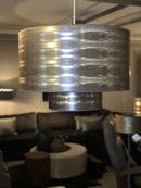 Hanglamp Ank - Dubbele lampenkap - Metal wave