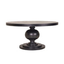 Eettafel Baroque van zwart eiken fineer - Keijser & Co - 160 cm