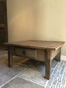 Salontafel Aura Peeperkorn 100x100 cm verweerd hout