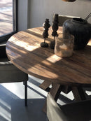 Eettafel Xavier met robuust blad - 150 cm