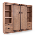 TV kast Nova 260x50x220 2 schuifdeuren en 4 lades